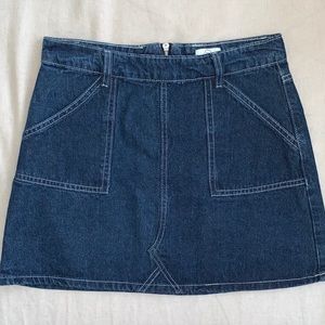 Cotton On A-Line Mini Denim Skirt